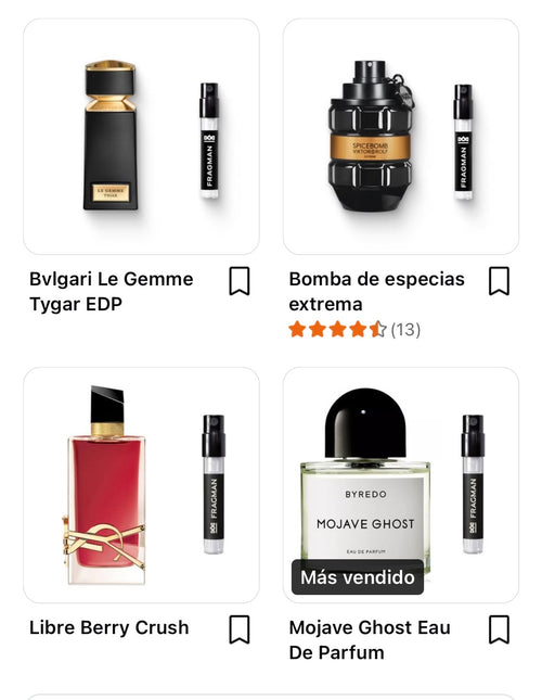 Ropa perfumes gorra