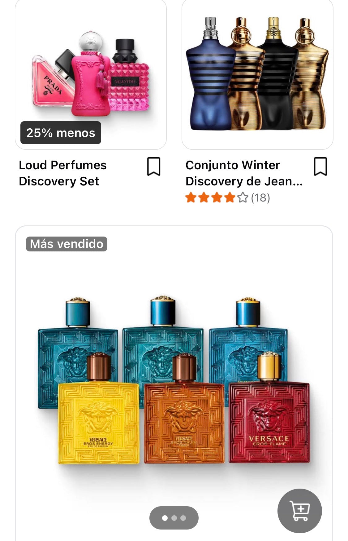 Ropa perfumes gorra